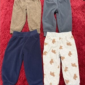 Cozy Kids Sweatpants Set - Brown, Gray, Navy & Tan